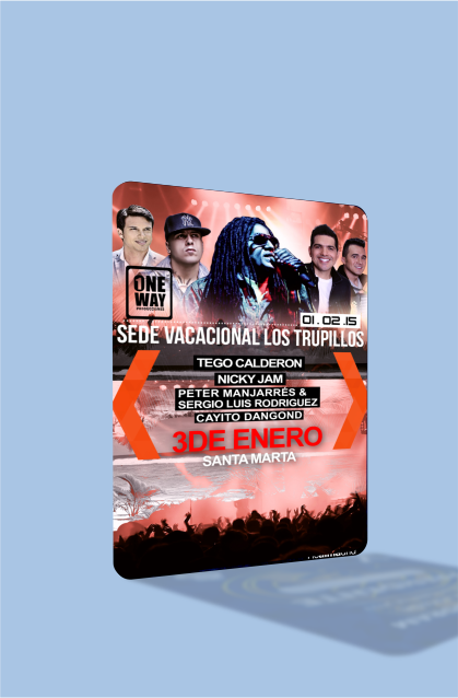 Escarapelas PVC del Concierto